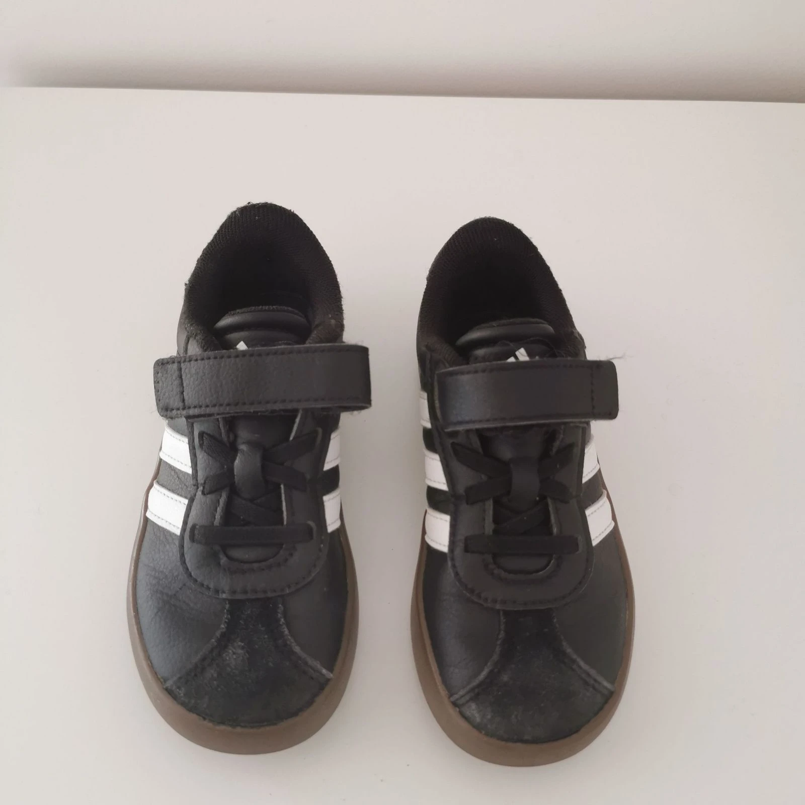 Adidas VL Court 3.0 Criança Preto – Tamanho 28 – Velcro e Cadarços elásticos – photo 4